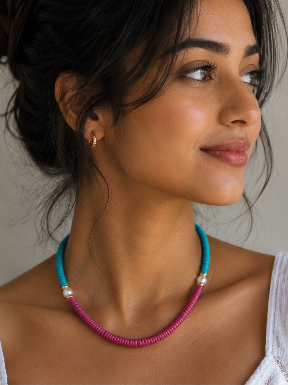 Pearl Candy Beaded Necklace - by Mayamar